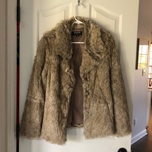 Coffeeshop Faux Fur Jacket